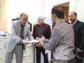 گزارش تصویری بازدید هیات رئیسه از واحد نقلیه در روز حمل و نقل